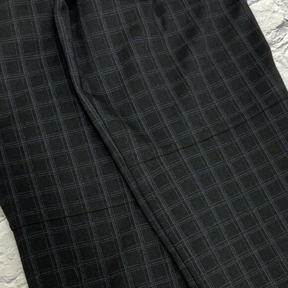 Max Edition Plaid Pants | Blue & Black | Elastic Waist | Size M - Picture 5 of 5